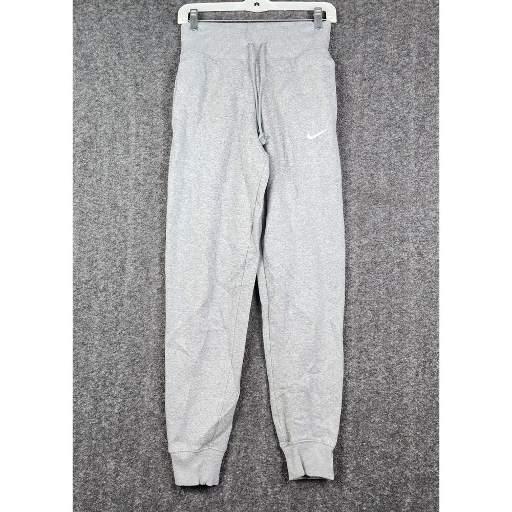 Nike Joggers Women XS Grey Phoenix Fleece High Rise Sweatpants DQ5688-063